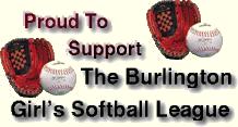 We Support Burlington's Girl's Softball League